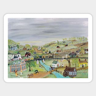 grandma moses Sticker